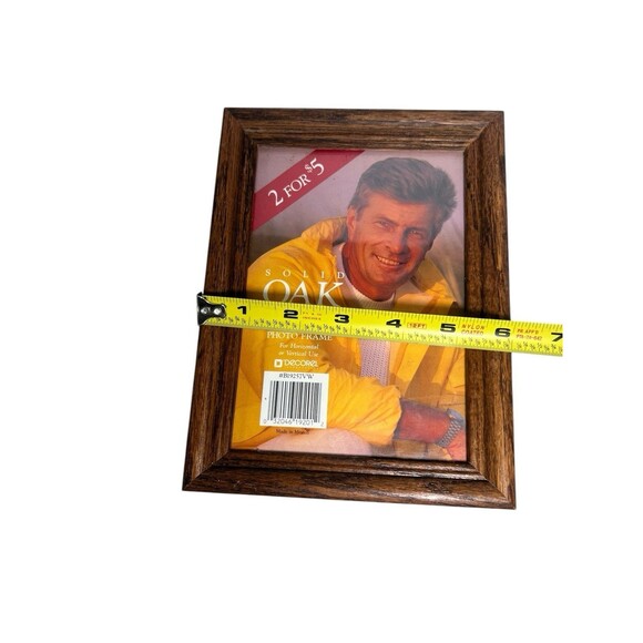 VTG Solid Oak Wood Photo Picture Frames Set Of 2 Decorel (1) 8x10 & (1) 5x7 - Picture 7 of 11